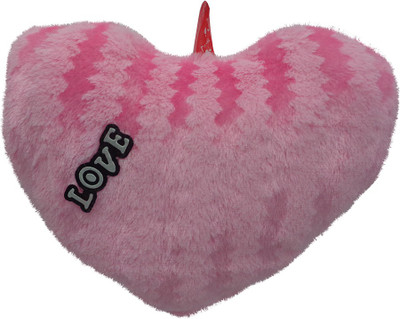 

Art N Hub Printed Love Heart Cushion (L-36cm) - 28 cm(Pink)
