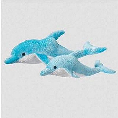 Douglas Cuddle Toys Silvie Blue Dolphin(Blue)