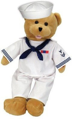 

Chantilly Lane 19" American Hero Navy Bear Sings "Anchors Aweigh" - 20 inch(Multicolor133)