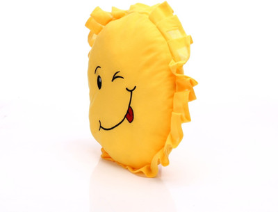 

ESHTYLE Cool Soft Yellow Smiley Cushion-30 cm - 12 inch(Yellow)