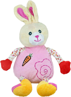 

Babysid Collections Pinkie Bunny Soft toy/ pulling toy with Lullaby Sound - (IMPORTED) 30cm X 19cm - 30(Multicolored)