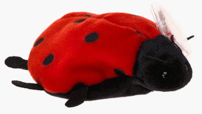 

ty Beanie Ba Lucky The Ladybug - 6 inch(Red)