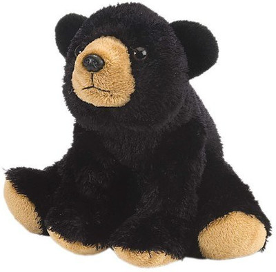 

Wild Republic Cuddlekinsmini Black Bear 8 Inch Plush(Black)