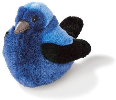 

Wild Republic Purple Martin Audubon Plush Bird (Authentic Bird Sound)(Blue)
