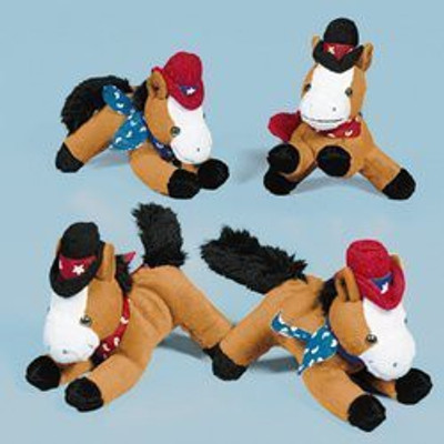 

FX Plush Cowboy Horse (1 Dozen) Bulk(Brown)