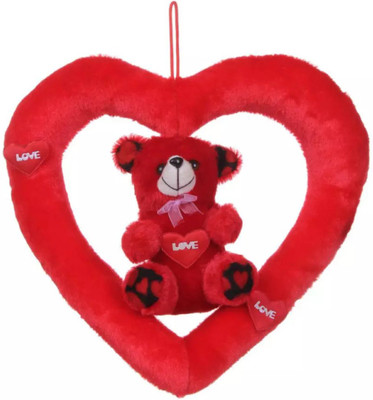 

Kashish Trading Company KTC Red Ring Heart Teddy Bea - 18 inch(Red)