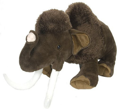 

Wild Republic Cuddlekins Jumbo Wooly Mammoth Plush - 13.3 inch(Brown)