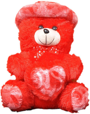 

VRV Soft Toys Red Teddy Bear - 25 cm(Red)