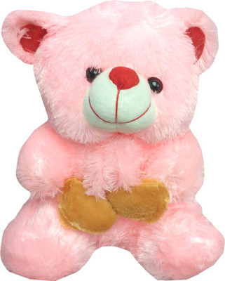 Riya Enterprises Muflar Teddy - 35 cm(Pink)