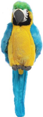 

Hamleys Pepper Blue Parrot Soft Toy - 10.6 inch(Multicolor)