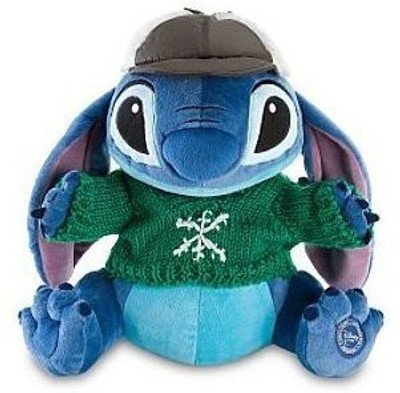 

Disney Cozy Cables Stitch Plush 11''(Blue)