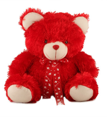 

Touchy Toys Teddy - 10 inch(Red, White)