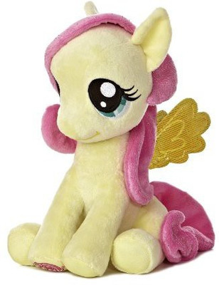 

Aurora World My Little Pony Seated Fluttershy Pony Plush10"(Yellow)