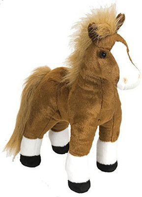 

Wild Republic Cuddlekins 12" Brown Horse Plush(Brown)