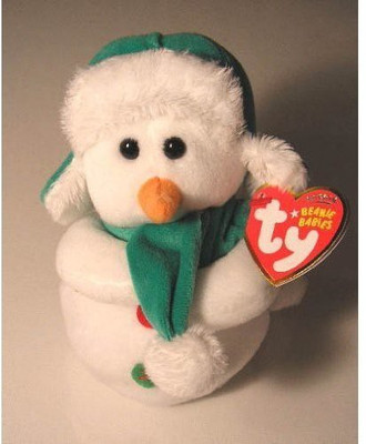 

TY Beanie Babies Mr Snow The Snowman(White)