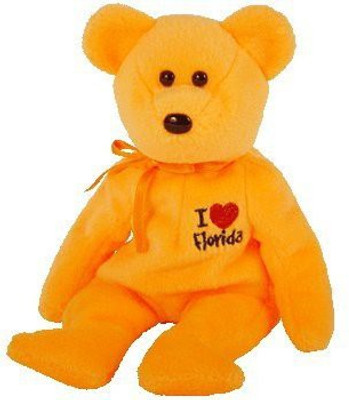 

ty Beanie Ba Florida The Bear (I Love Florida State Exclusive)(Orange)