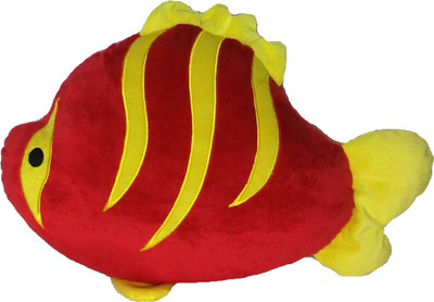 

Soft Buddies Red Fish With Yellow Stripes - 13 inch(Multicolor)