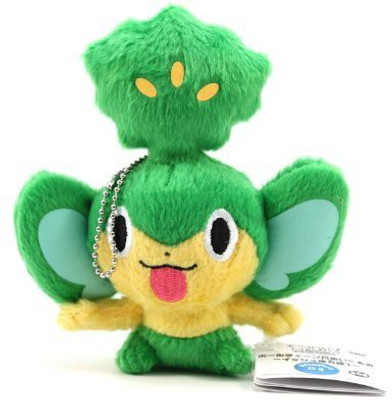 

Banpresto Pokmon Best Wishes Plush Ball Chain 5" Pansage/Yanappu - 11 inch(Green)
