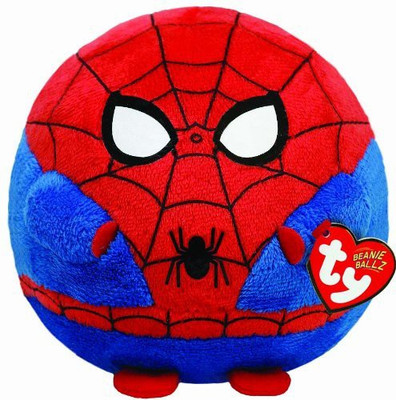 

TY Beanie Babies Spiderman Plush Medium(Red)