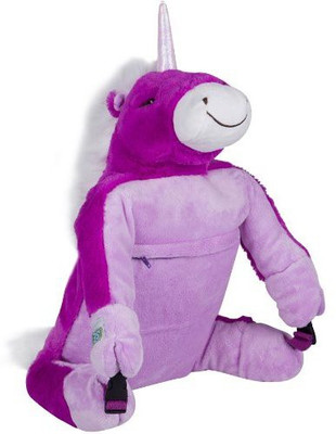 

Wildkin Unicorn Luggable Plush Backpack(Purple)