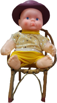 

Ekku Ekku Cute Boy Sitting On Chair - 8 inch(Multicolor)