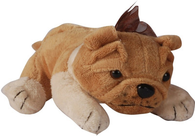 

Soft Buddies Lying Bull Dog M - LightB - 15 inch(Brown)