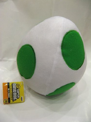 

Super Mario Brothers Supermariobros Super Mario White Yoshi Egg Plush - 12.59 inch(White)