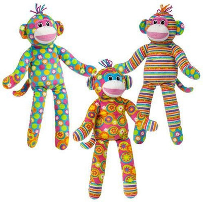 

Print Pizzazz 2013 Sock Monkey 17" Mary Meyer One Monkey Only(Red)