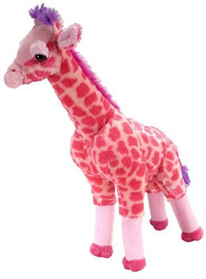 

Wild Republic Pink Standing Giraffe Cuddlekin 17"(Pink)