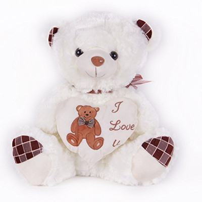 

V Golly Jolly Nx Love You Teddy - 55 cm(White)
