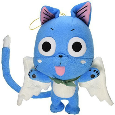 

Great Eastern Ge6968 Animation Official Fairy Tail Anime Happy 8" Plush(Blue)