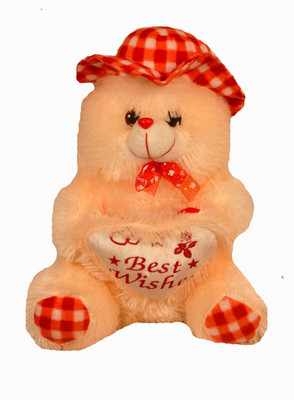 

Riya Enterprises Soft Bear - 28 cm(Orange)