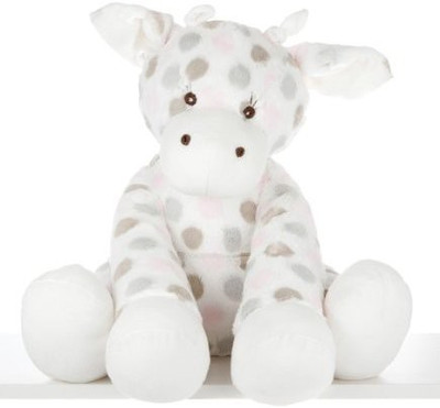 

Little Giraffe Big G Luxe Dot Plush Pink24"(White)