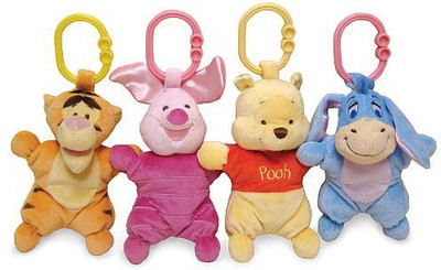 

Disney Winnie The Pooh Attachable Mini Plush (Styles Vary)(Pink)