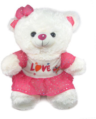 

Tickles Beautiful Teddy With Jacket - 40 cm(Pink)