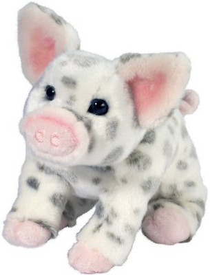 

Douglas Cuddle Toys Pauline Spotted Pig (Small)(White)