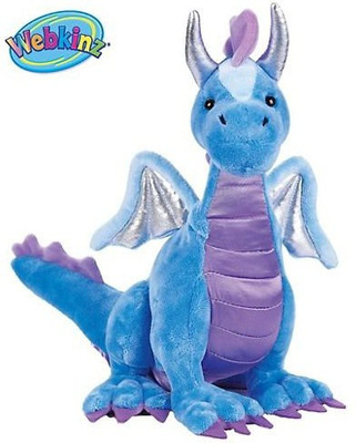

Webkinz Twilight Dragon With Trading Cards(Blue)