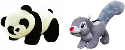 

Deals India Deals India Panda (26 cm) and Squirrel(30 cm)(set of 2) - 26 cm(Multicolor)