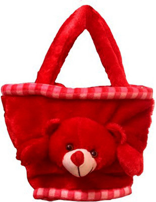

Arthr Teddy Bag Soft Toys - 32 cm(Red)