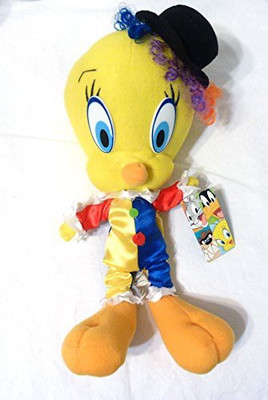 

Looney Tunes 12" Plush Tweety Bird As Clown Doll Nanco(Yellow)