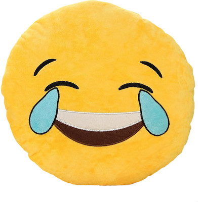 

Grab A Deal Laugh to Tears Smiling Plush Cushion - 12 inch(Yellow)
