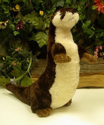 

Wishpets 15"" River Otter Minky(Brown)