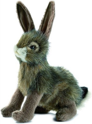 

Hansa Bunny Rabbit Plush Animal 9" - 4 inch(Grey)