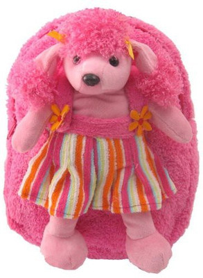 

Kreative Kids, Inc Kids Pink Backpack With Adorable Poodle Stuffie - 12 inch(Pink)