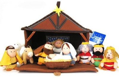 

Tailcor Plush Nativity 11 Piece Play Set(Brown)