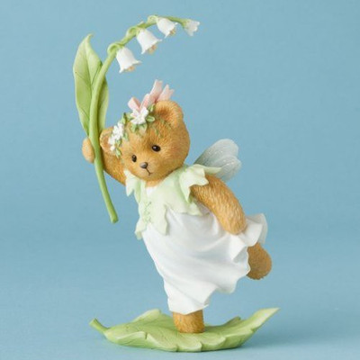 Cherished Teddies Time To Make Yourself Bloom - 5 inch(White)
