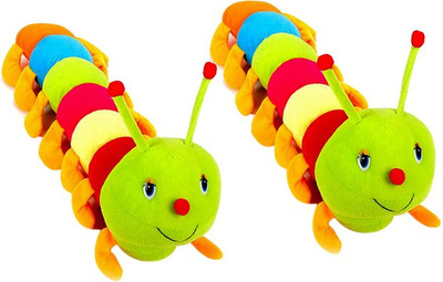 

Ewi Soft Toys Stuffed Caterpiller Set of 2 - 55 cm(Multicolor)
