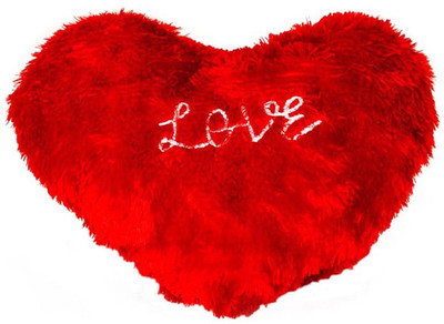 

IGB Special Heart Cushion 12x14 inch - 8 inch(Red)