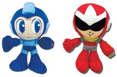 

Great Eastern Set Of 2 Mega Man Plush Mega Man & Proto Man(Blue)
