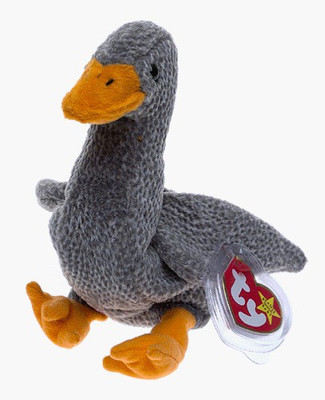 

ty Beanie Babies Honks Goose - 8 inch(Black)